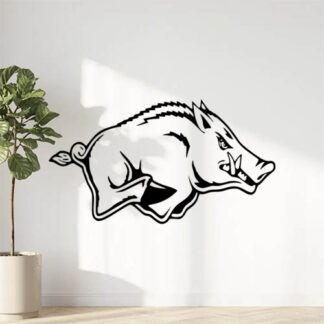 Sticker Autocollant Sanglier qui court