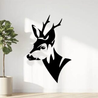 Sticker Autocollant Autocollant Chasse Tête de Chevreuil