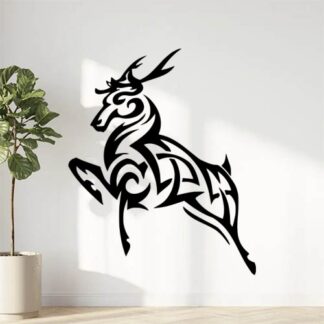Sticker Autocollant Cerf Tribal