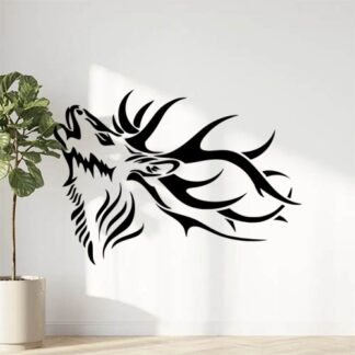 Sticker Autocollant Cerf Brame