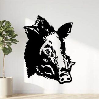 Sticker Autocollant Tête de sanglier