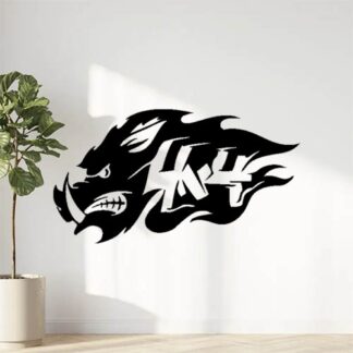 Sticker Autocollant Sanglier 4x4 gauche