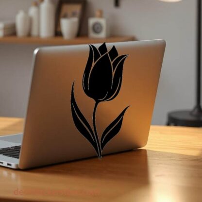 Sticker Autocollant tulipe fleur  FLW21038