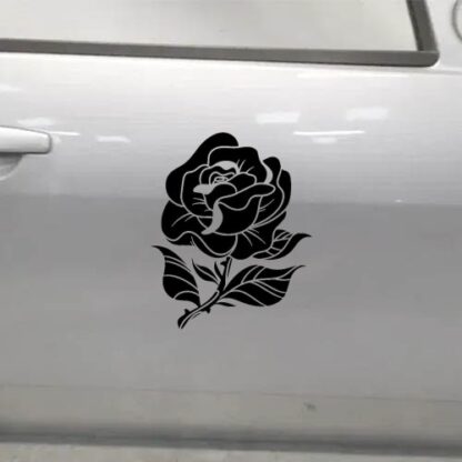 Sticker Autocollant rose fleur  FLW21040
