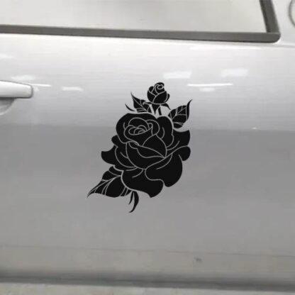 Sticker Autocollant roses et bouton fleur  FLW21041
