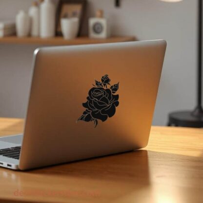 Sticker Autocollant roses et bouton fleur  FLW21041