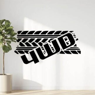 Sticker Autocollant Trace Pneu 4WD