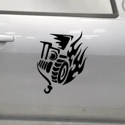 Sticker Autocollant 4x4 Treuil