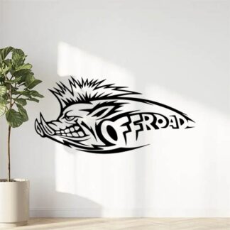 Sticker Autocollant Sanglier Offroad Conducteur
