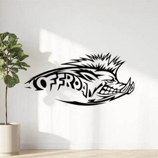 Sticker Autocollant Sanglier Offroad Passager