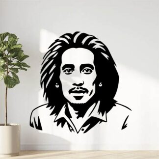 sticker autocollant célébrité Bob-Marley 1 GHS8O