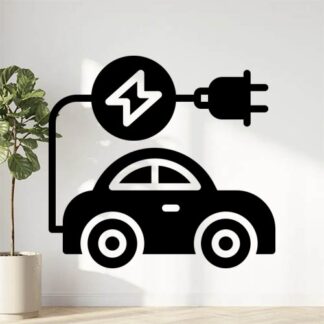 sticker autocollant signaletique voiture_électrique 4 GIJTA