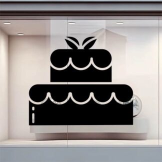 sticker autocollant vitrine gâteau nourriture boulanger restaurant 5 GIP4B