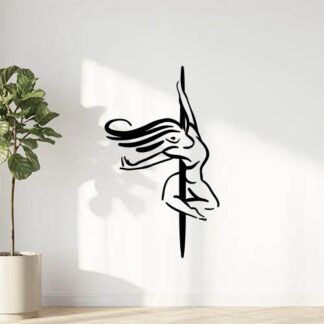 sticker autocollant femme pole-danse 2 GMRYQ
