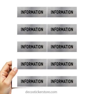 Planche 10 stickers bureau signalétique GNR6J