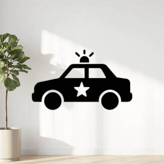 Sticker autocollant Voiture de police décoration decostickerstore - EAYPNB