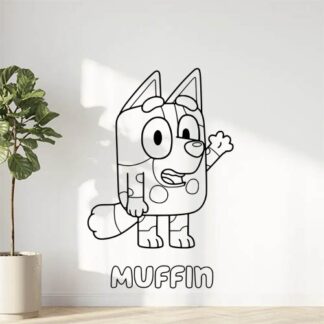 sticker autocollant Bluey héro 6 GQ7HM