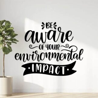 sticker autocollant citation écologie 8 GYQKG
