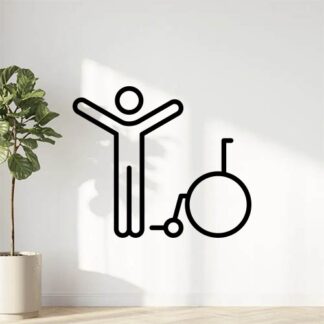 sticker autocollant handicap 7 H2FMY