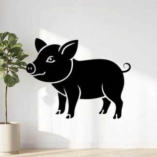 sticker autocollant animaux cochon 8 H6EWE