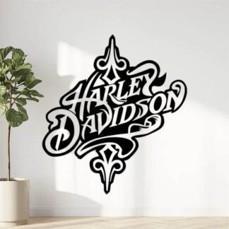 Sticker Autocollant Harley davidson baroque