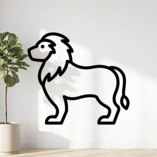 sticker autocollant Lion animaux 1 H9ZQB