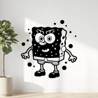 Sticker Autocollant bob eponge enfant hero  HE0904