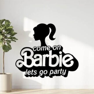 Sticker Autocollant barbie enfant hero  HE0912