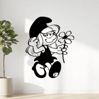 sticker autocollant schtroumpfs 3 HUQWB