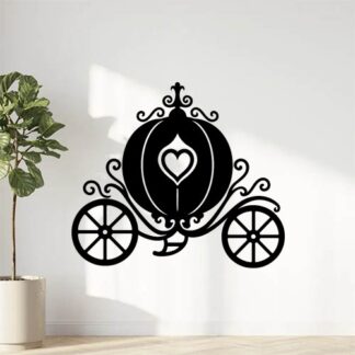 sticker autocollant carrosse cendrillon disney héro I5UUW