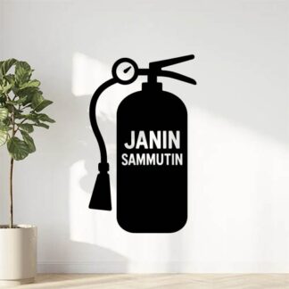 Sticker autocollant Palomies tarra nimellä Janin sammutin décoration decostickerstore - I8KU8J