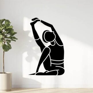 sticker autocollant zen yoga 5 IAWNU