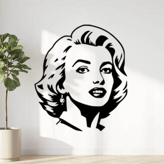 sticker autocollant célébrité Marilyn Monroe 6 IBUDS