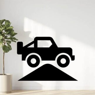 sticker autocollant Jeep silhouette 4 IC7W2