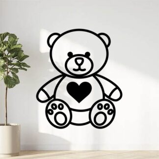 sticker autocollant animaux ours 2 IKNUR