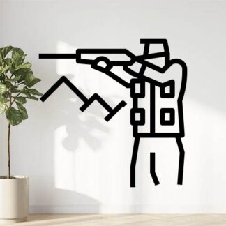 sticker autocollant Chasse 9 IKNUW