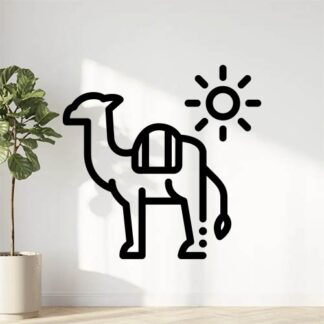 sticker autocollant animaux chameau dromadaire 4 ILNDJ