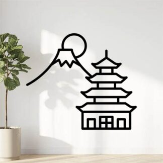 sticker autocollant Fuji-San Japon 5 ILUDU