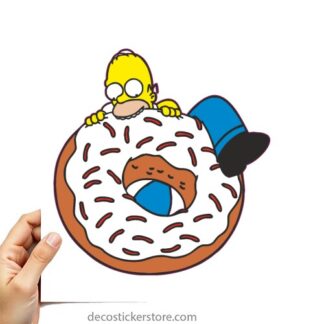 Sticker Autocollant simpsons imprimé IMP20231313