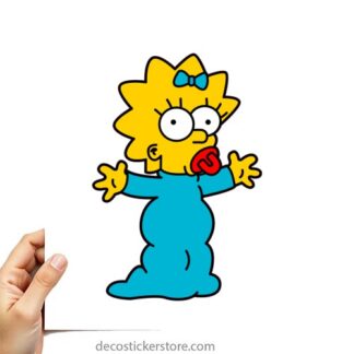 Sticker Autocollant simpsons imprimé IMP20231318