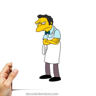 Sticker Autocollant simpsons imprimé IMP20231323