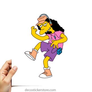 Sticker Autocollant simpsons imprimé IMP20231326