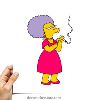 Sticker Autocollant simpsons imprimé IMP20231327