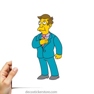 Sticker Autocollant simpsons imprimé IMP20231328