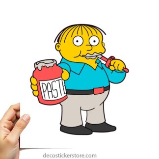 Sticker Autocollant simpsons imprimé IMP20231329