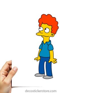 Sticker Autocollant simpsons imprimé IMP20231330