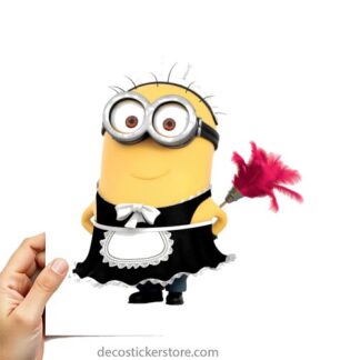 Sticker Autocollant  minion menage imprimé IMP20231422