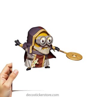Sticker Autocollant  minion sorcier imprimé IMP20231424