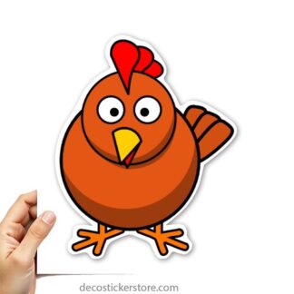 Sticker Autocollant oiseau imprimé IMP2023211