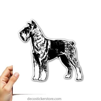 Sticker Autocollant chien  imprimé IMP2023213